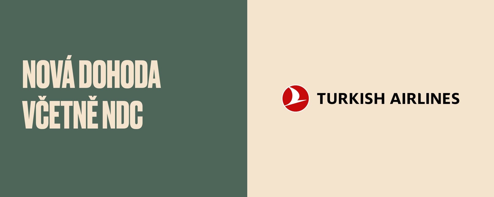 Nová dohoda včetně NDC – Turkish Airlines